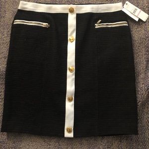 NWT LAUNDRY Black Multi Skirt